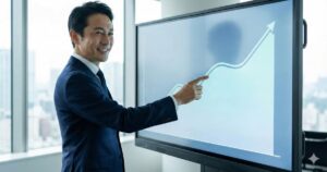 広告の有効活用で売上が上がり、喜ぶ経営者